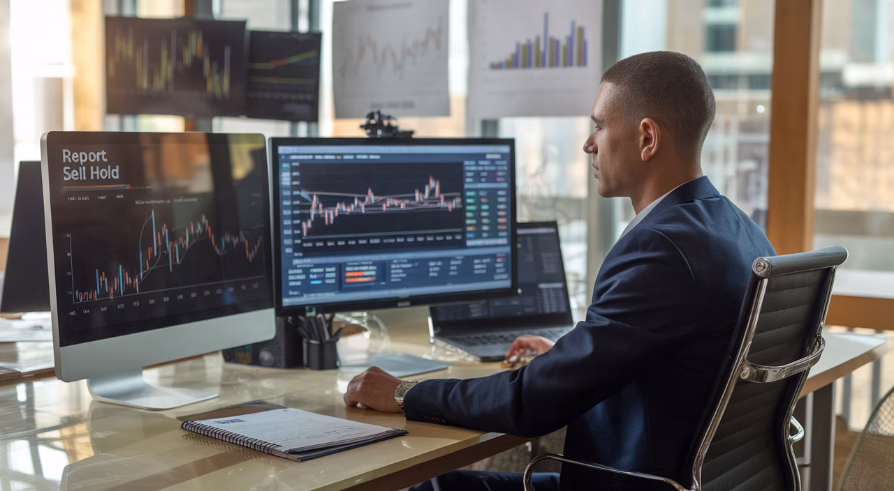 Analyst recommendation accuracy graph Bar graph illustrated of analyst buy, sell, hold ratings accuracy