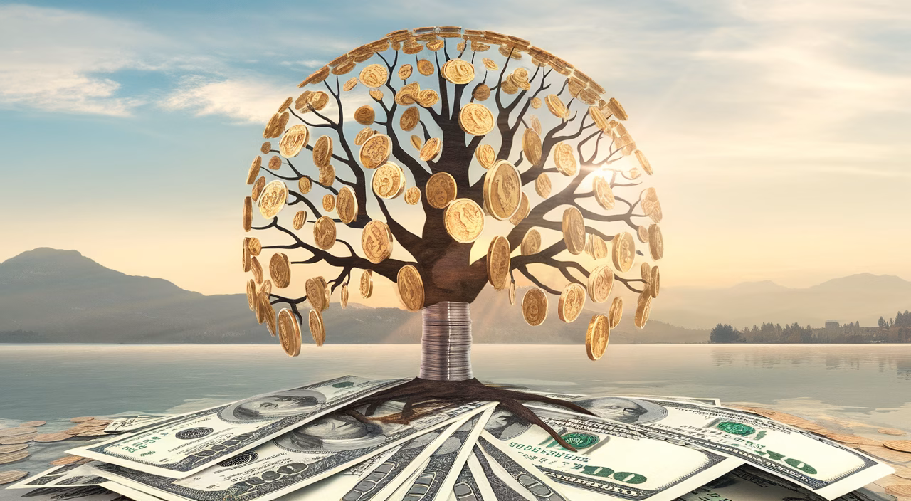 How compounding builds wealth Visual explanation compounding interest