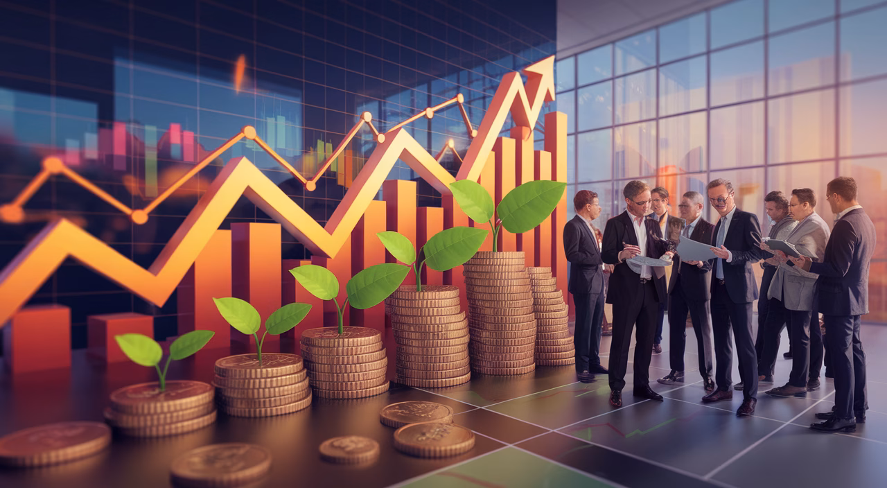 Growth investing concept illustration Visualizing High Growth Investing