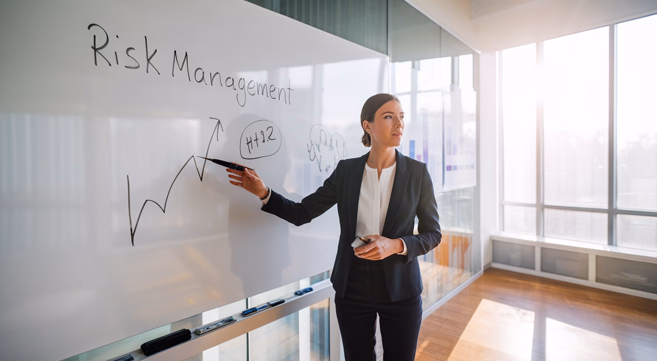 Investment risk management explained Risk management strategy visual