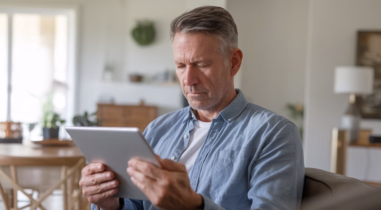 Investor considering simple investments Investor reviewing simple options