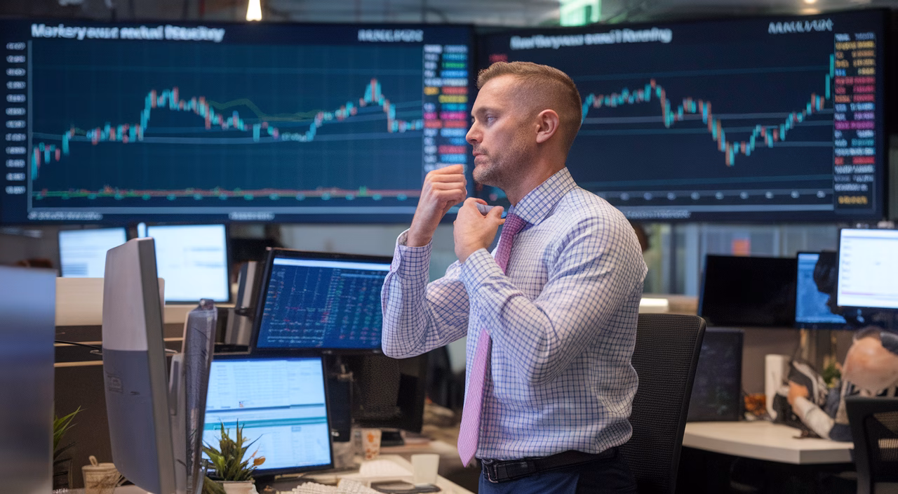 Trader mastering emotions while trading Trader building mental resilience